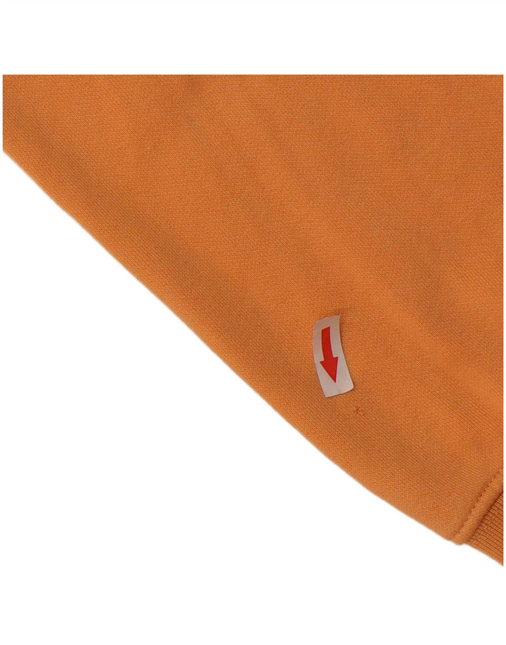 CHAMPION Mens Hoodie Jumper Medium Orange Cotton