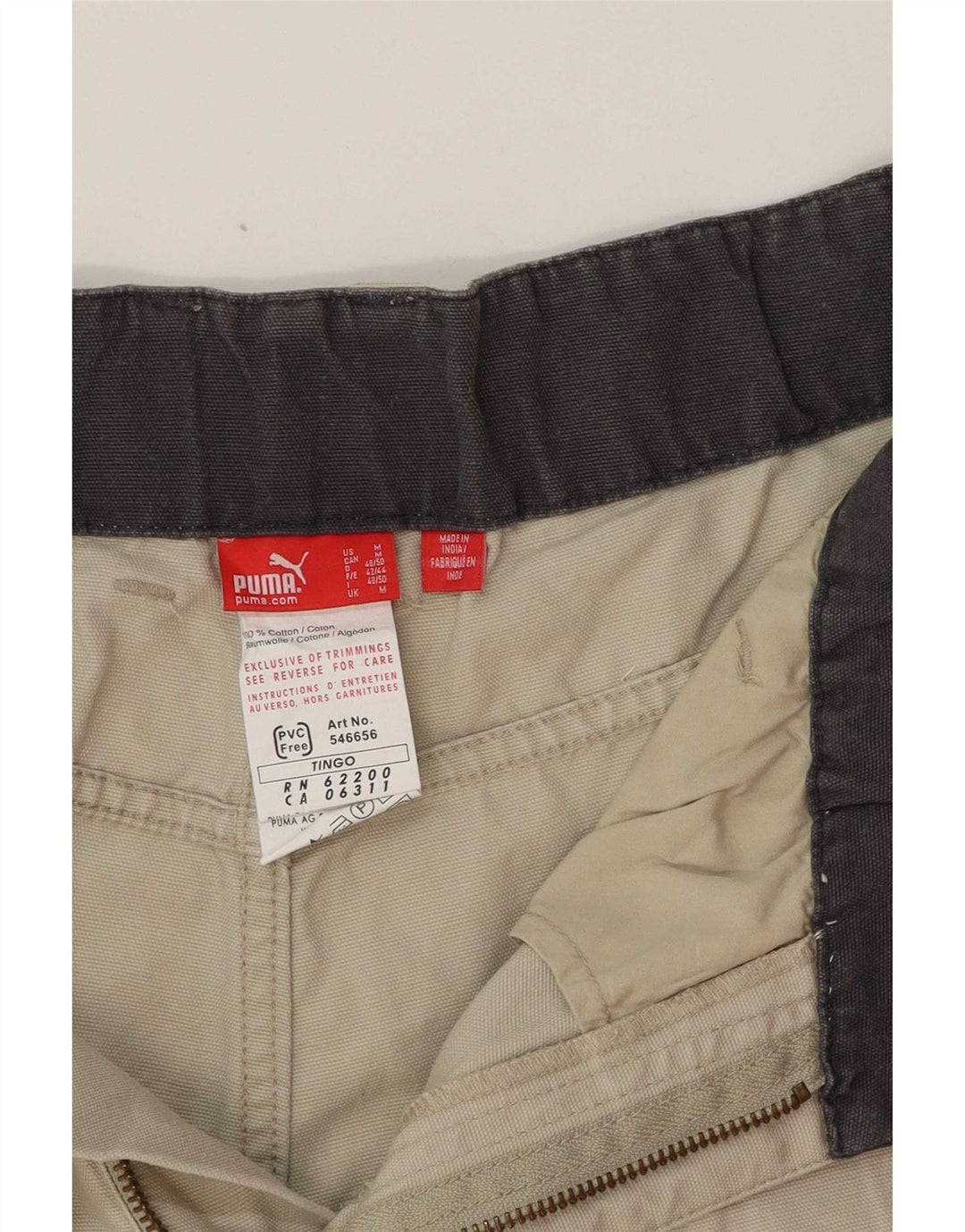 Мужские шорты карго Puma Medium W32 Серые, хлопок
