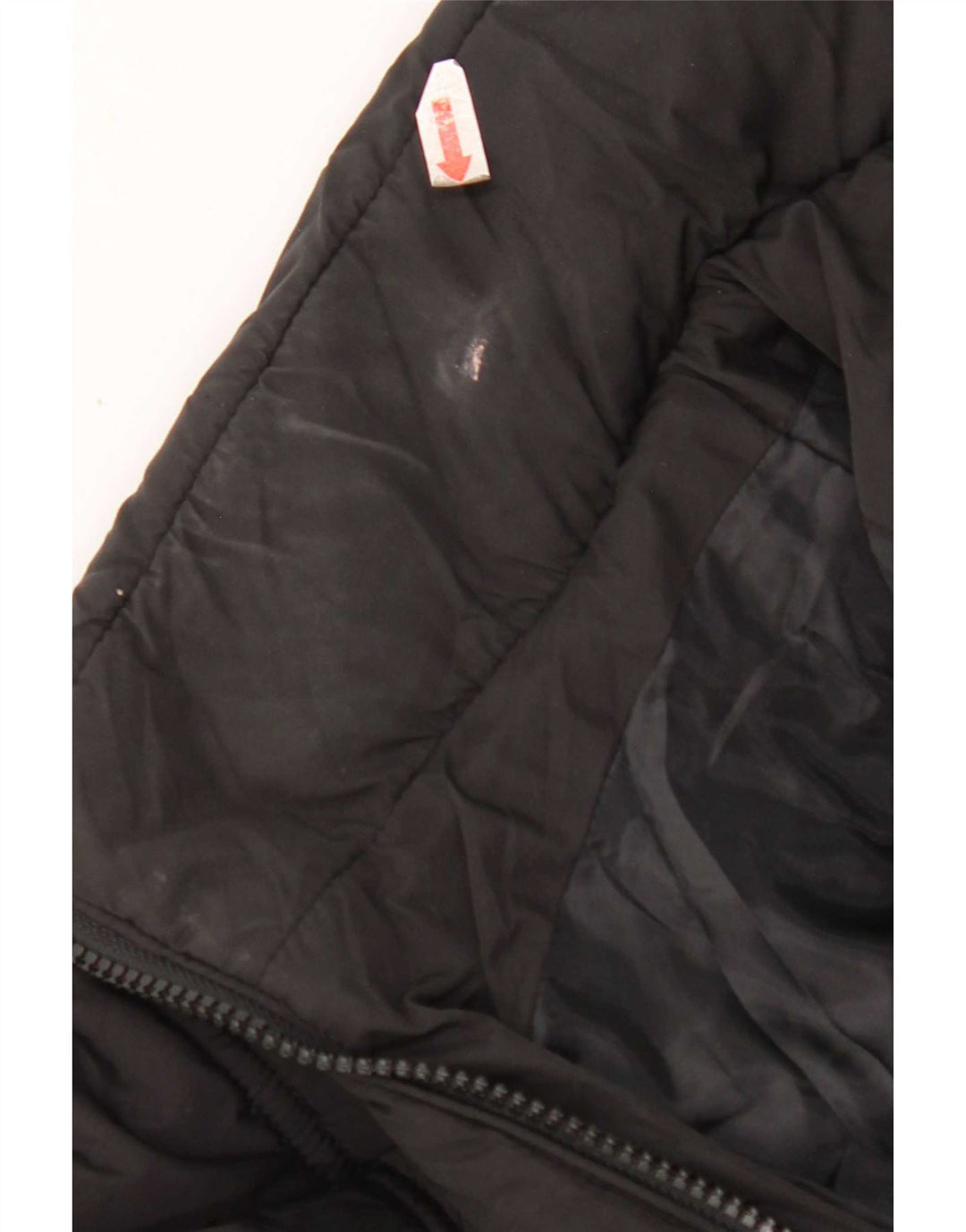 Giacca imbottita con cappuccio da donna Marks & Spencer UK 12 medio poliestere nero