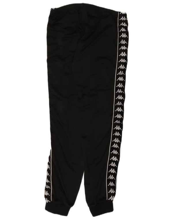 Kappa Pantalon de survêtement graphique pour femme Joggers UK 14 Large Noir