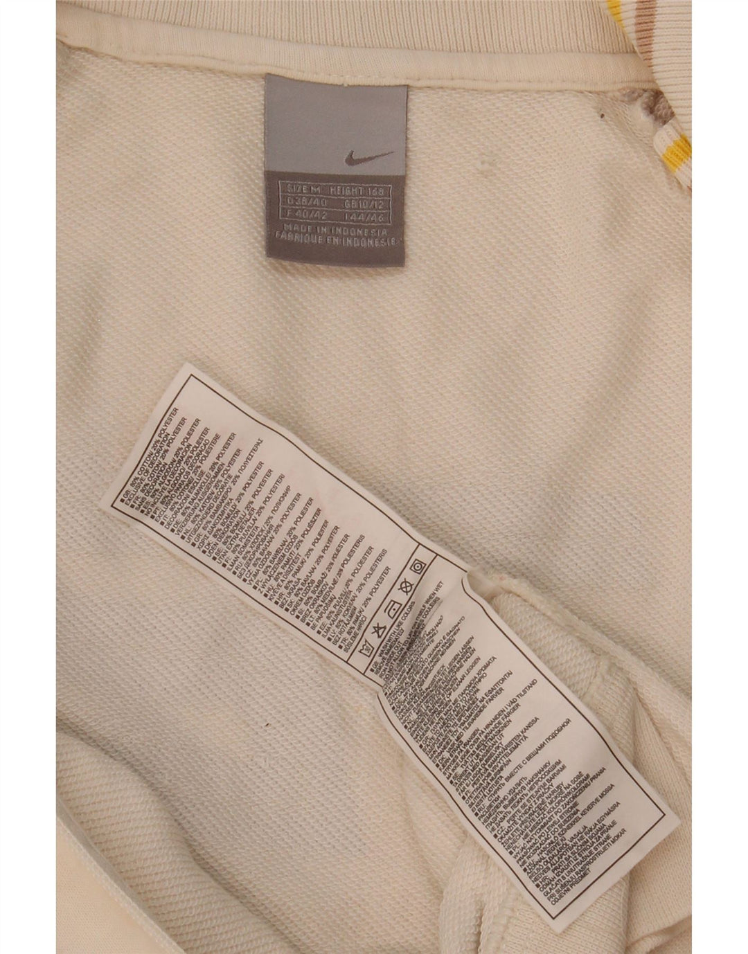 Nike Womens Graphic Tracksuit Top Jacket UK 10/12 Medium White Colourblock