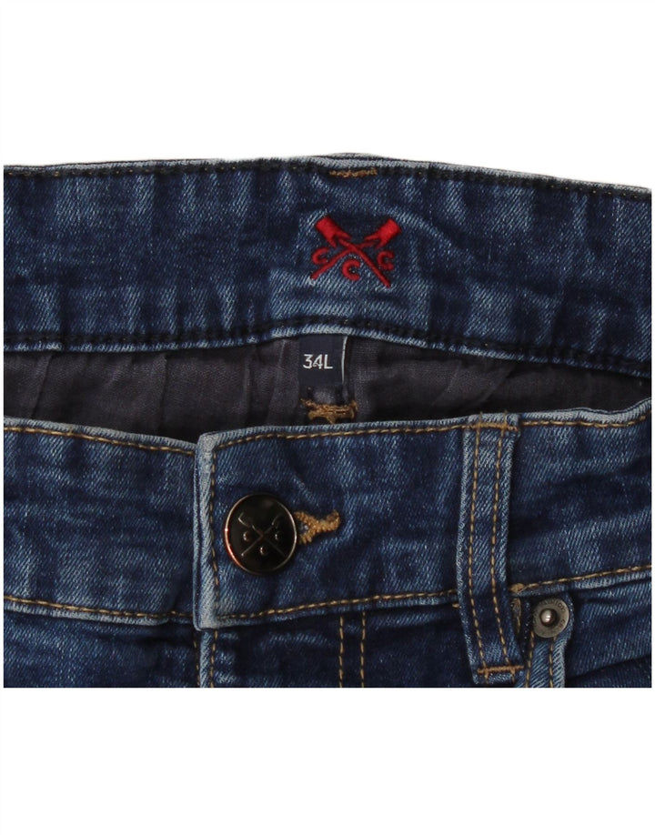 Crew Beklædning Herre Slim Jeans W32 L34 Blå
