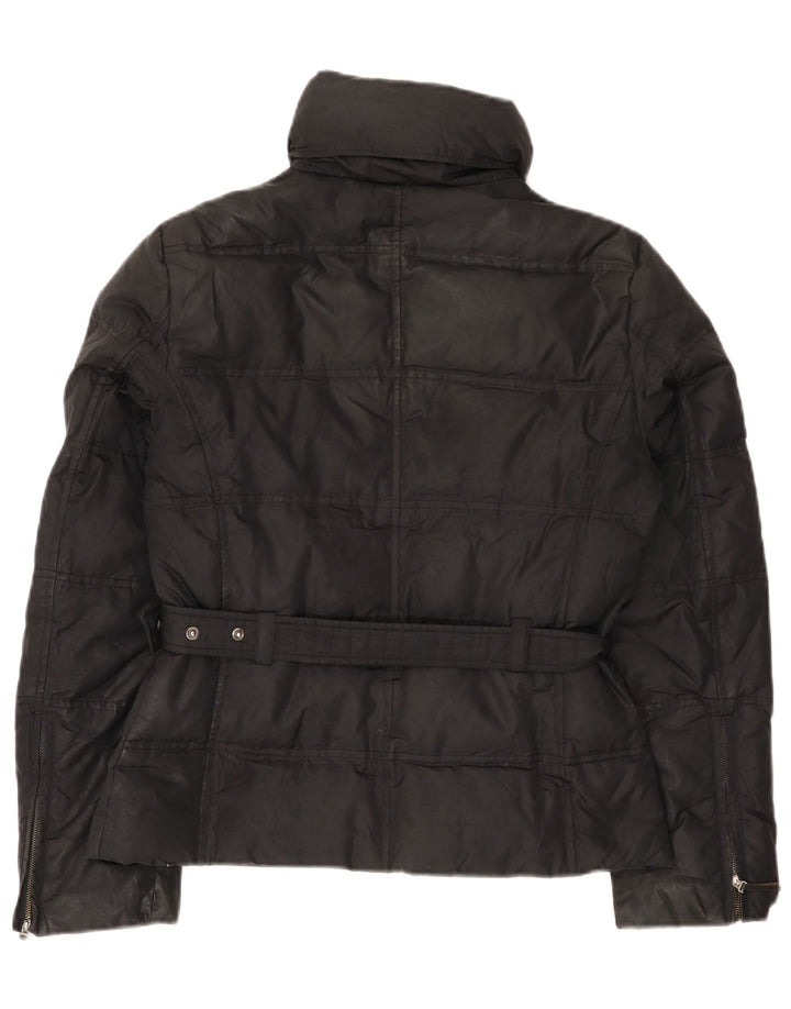 Zara Womens Padded Jacket UK 14 Large Black