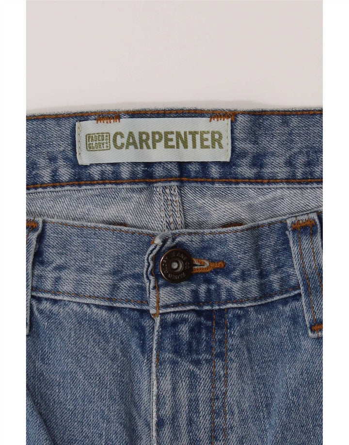 Carpenter Mens Straight Jeans W34 L32 Blue