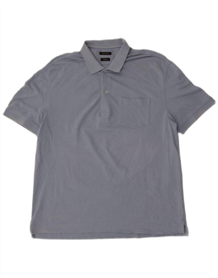 Polo da uomo Massimo Dutti grande blu