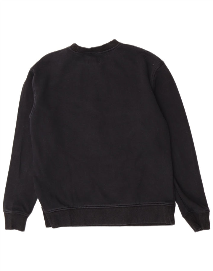Tommy Hilfiger Womens Regular Fit Sweatshirt Jumper Medium Black Cotton