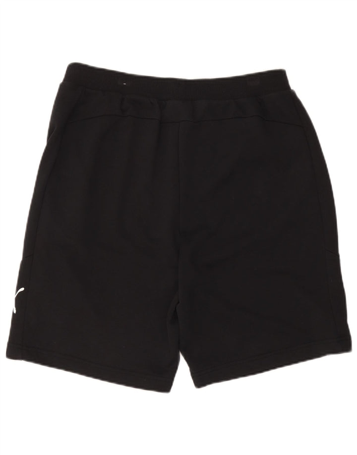 Puma Mens Graphic Sport Shorts Large Black Cotton