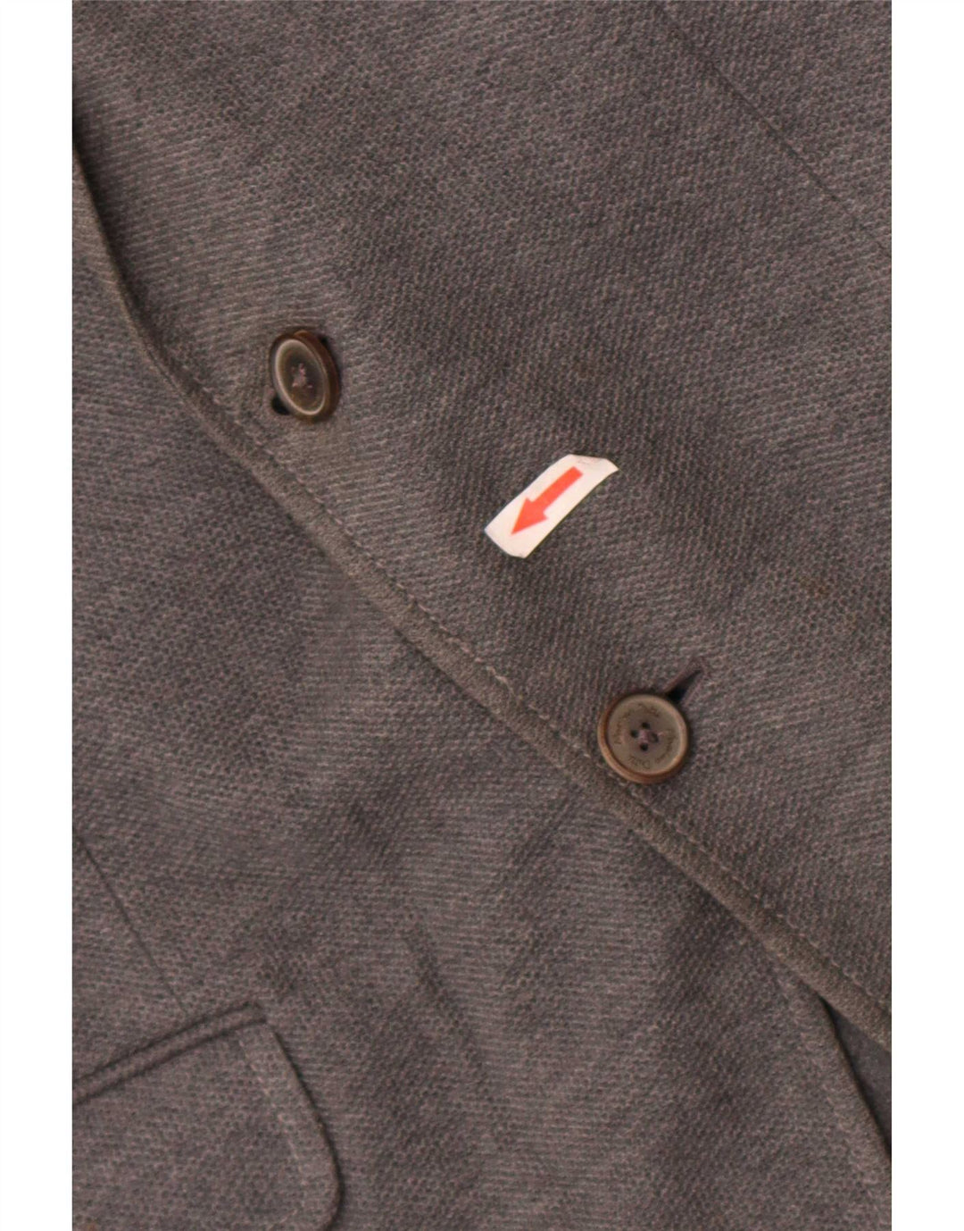 Massimo Dutti Veste Blazer 2 Boutons Homme EU 52 Grand Coton Gris
