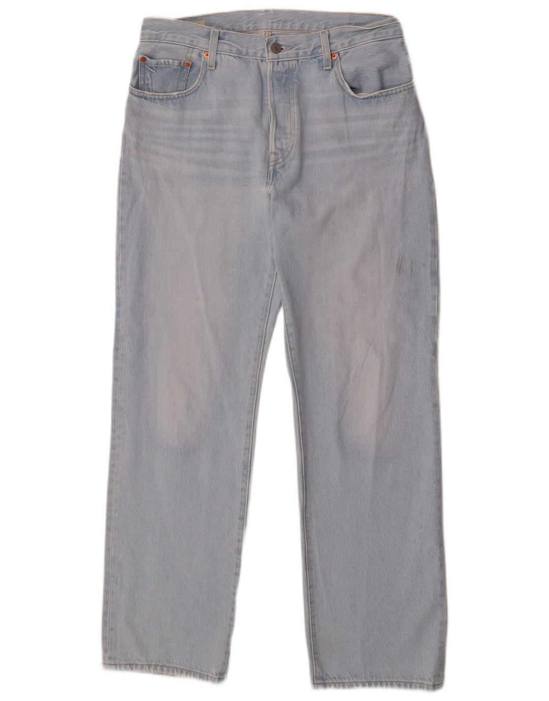 Levi's Mens 501 Straight Jeans W29 L30 Blue Cotton