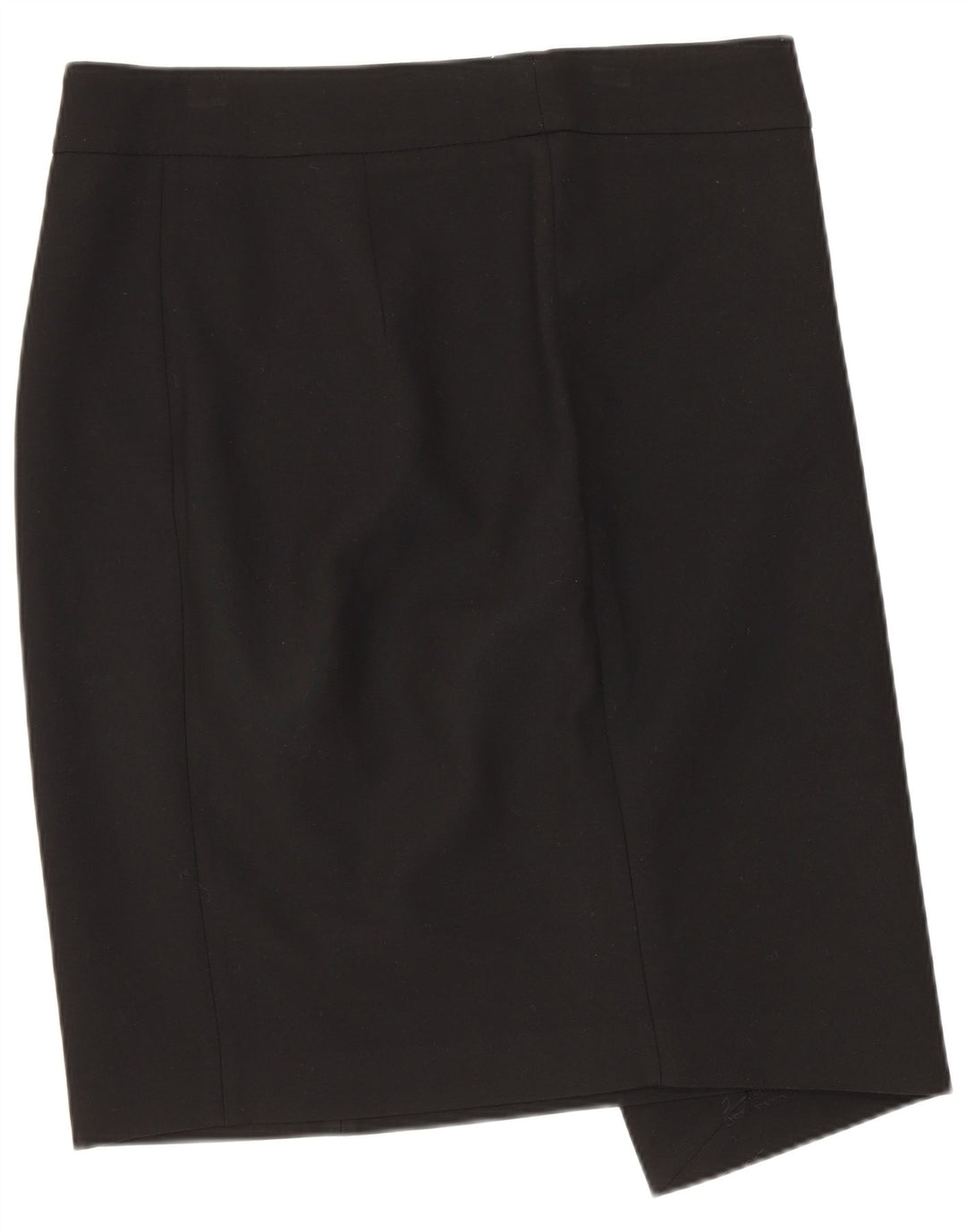 ZARA Womens Pencil Skirt Large W32  Black Polyester