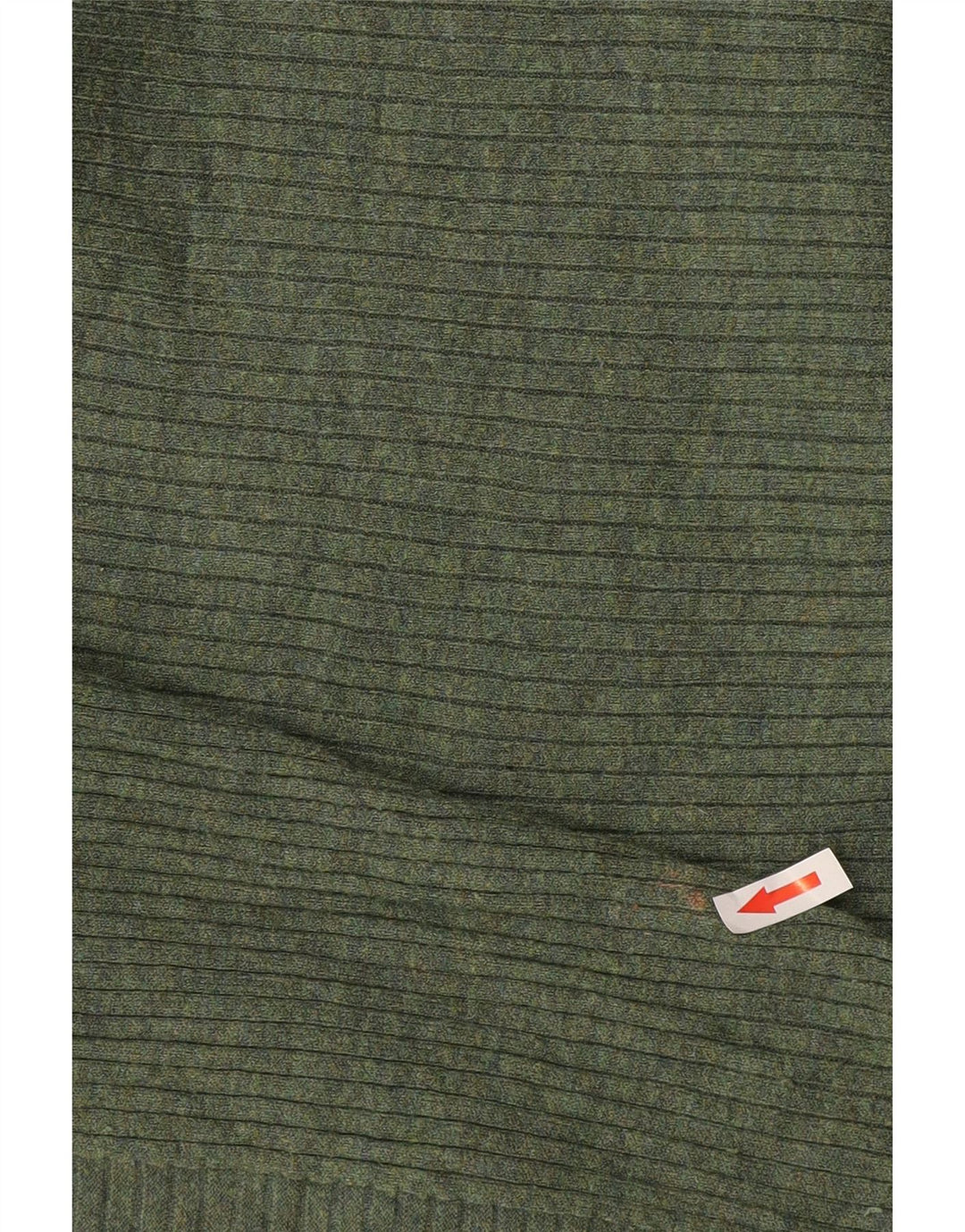 Marks & Spencer Womens Zip Neck Jumper Sweater UK 16 Large Green