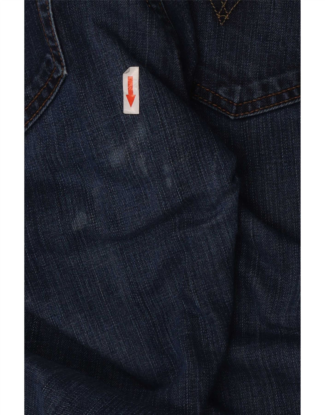 Levi's Mens 758 Distressed Straight Jeans W32 L32 Navy Blue Cotton
