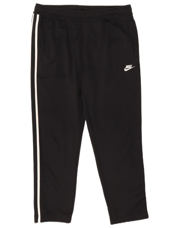 Nike Womens Tracksuit Trousers UK 18 XL Black Polyester