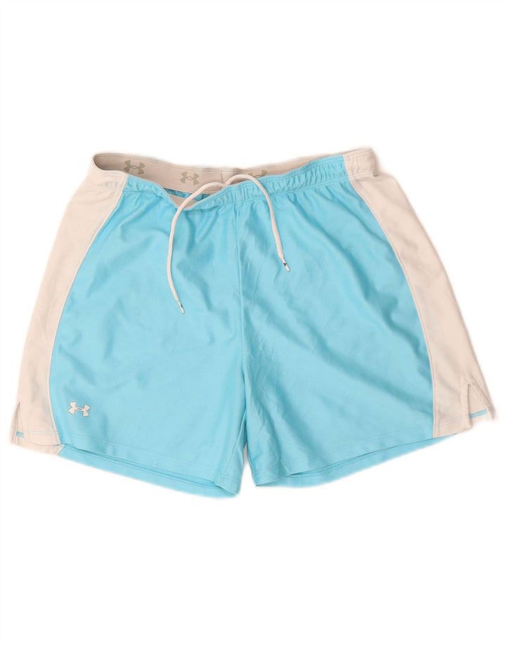 Under Armour Γυναικείο αθλητικό σορτς UK 8 Small Blue Colorblock Πολυεστέρας