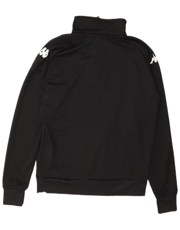 Giacca da uomo con grafica pullover Kappa, giacca media, colore nero, poliestere