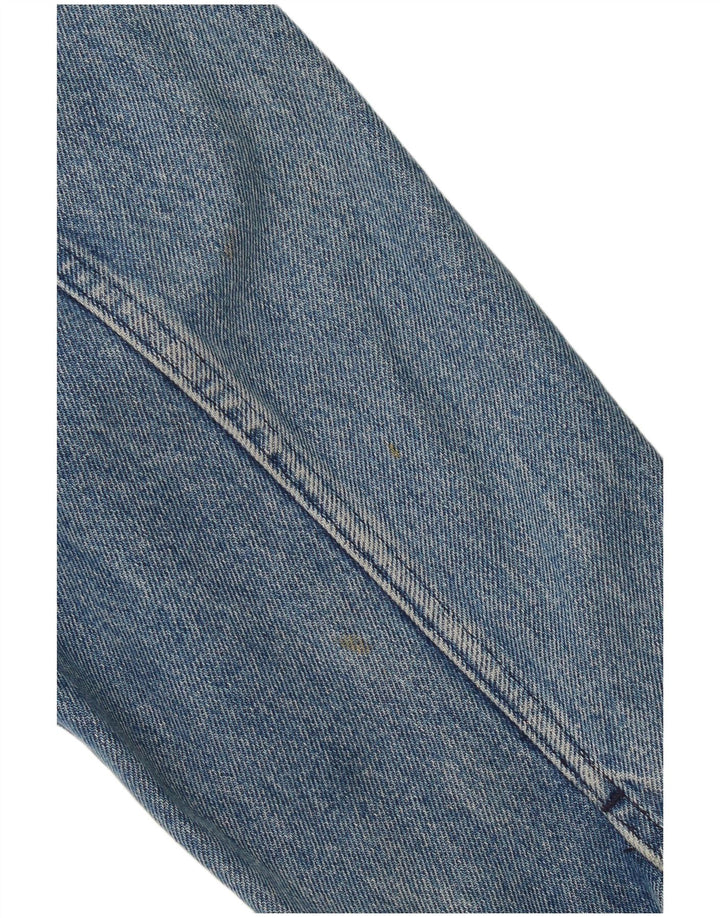 Trussardi Dame Oversized denimjakke UK 18 XL Blå Bomuld