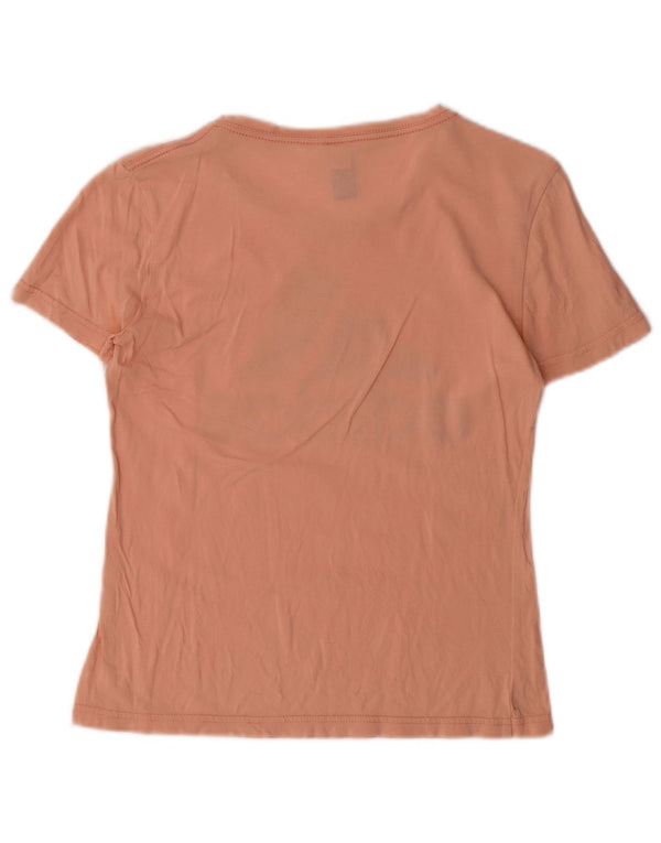 Adidas Damen Grafik T-Shirt Top UK 10 Small Pink