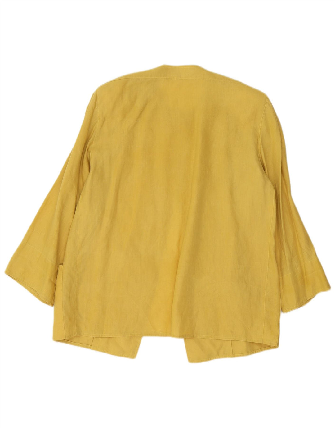 Vintage γυναικείο σακάκι 1 κουμπιού Blazer UK 16 Large Yellow