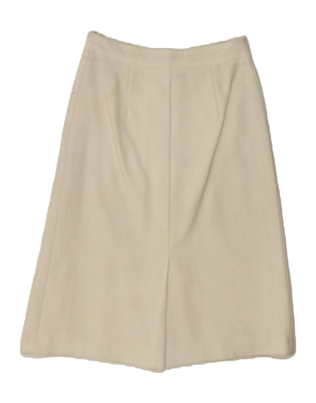 ALEXANDER Womens A-Line Skirt EU 36 Small W27 White Viscose Vintage Alexander and Second-Hand Alexander from Messina Hembry 