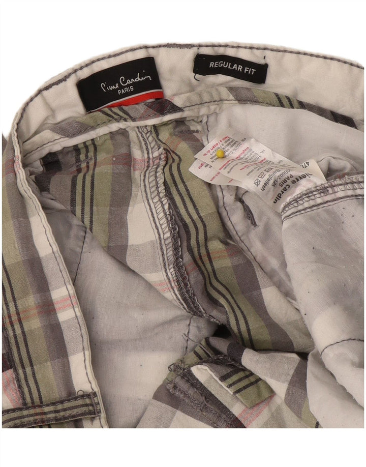 Pierre Cardin Herre Regular Fit Chino Shorts W34 Stor flerfarvet ternet
