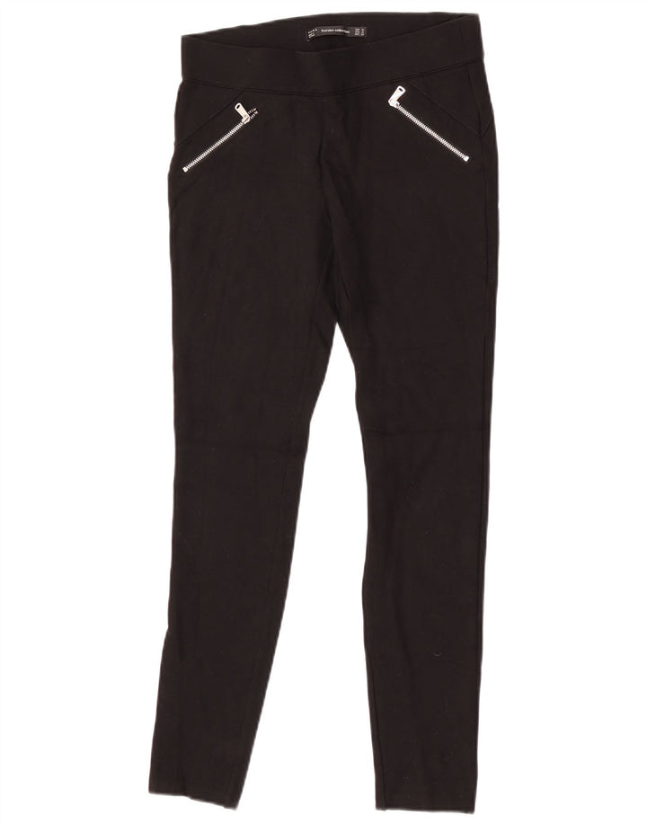 Zara Womens Trafaluc Crop Leggings Medium W28 L26 Black