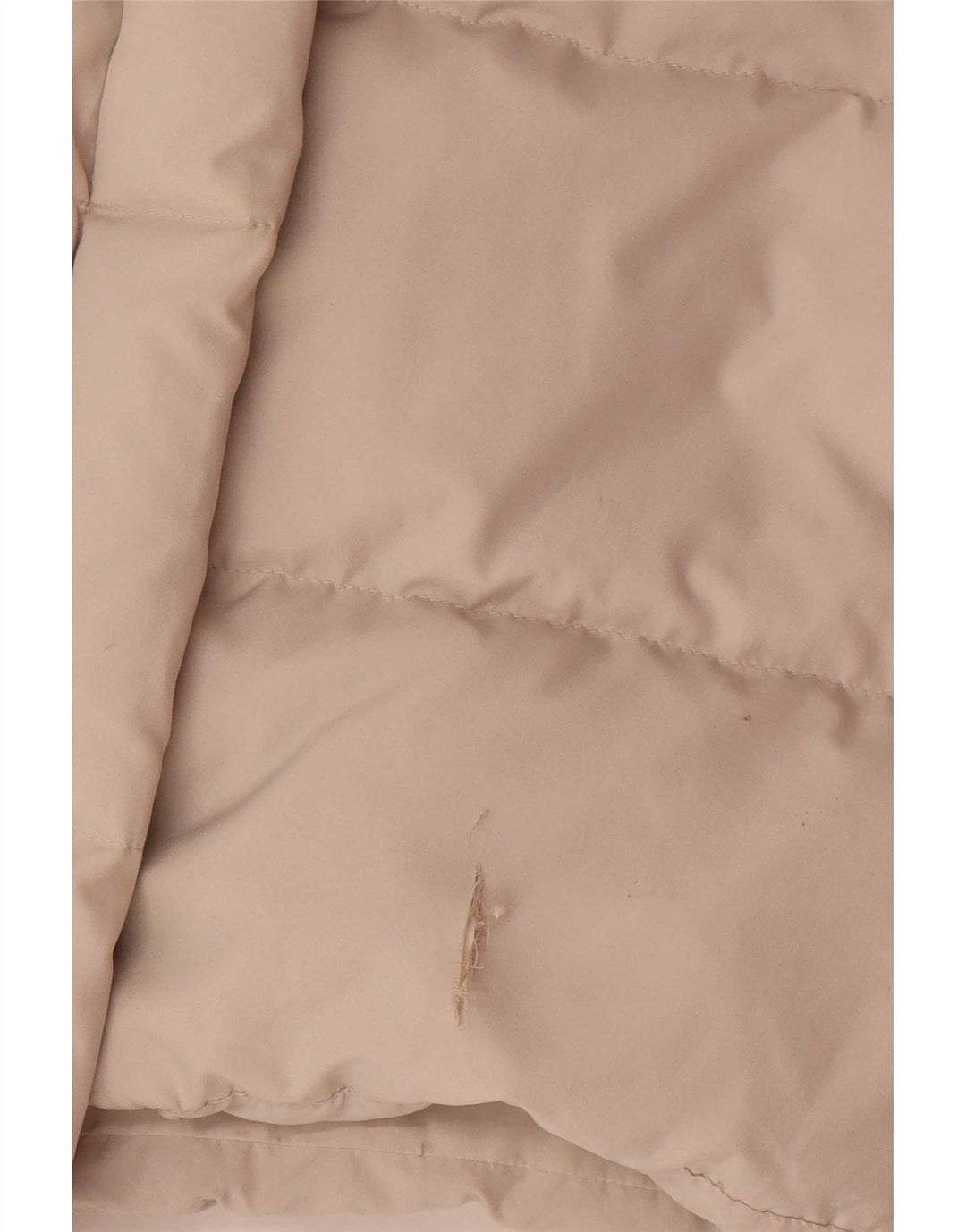Ellesse Womens Oversized Padded Coat UK 14 Medium Beige Polyester