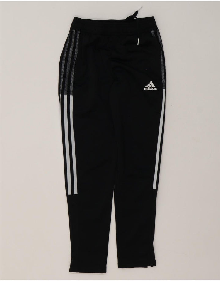 Adidas Boys Tracksuit Trousers 9-10 Years  Black Polyester
