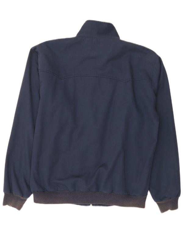 Giubbotto bomber da uomo Three Stroke UK 40 Large in cotone blu navy