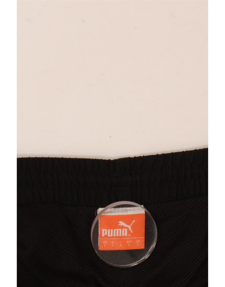 Puma Mens Tracksuit Trousers Large  Black