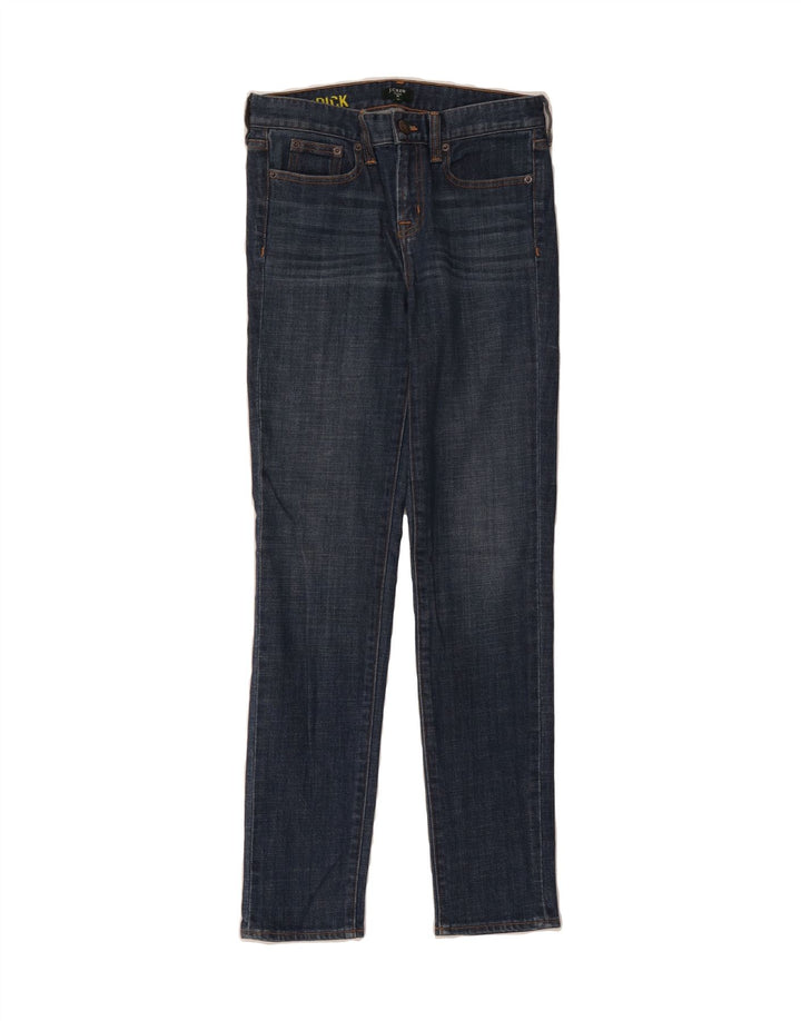 J. CREW Womens Stretch Slim Jeans W25 L31 Navy Blue Cotton Vintage J. Crew and Second-Hand J. Crew from Messina Hembry 