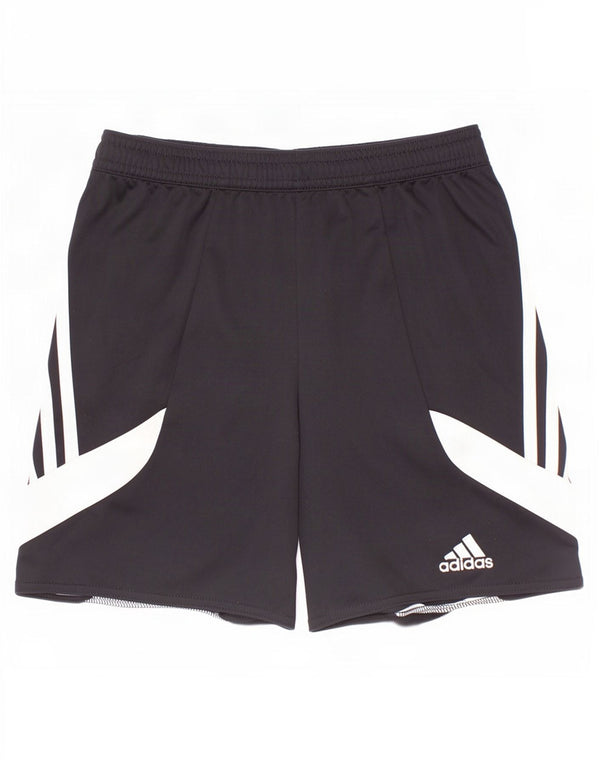 Αθλητικό σορτς Adidas Boys Climalite 9-10 ετών, μεσαίο μαύρο χρώμα