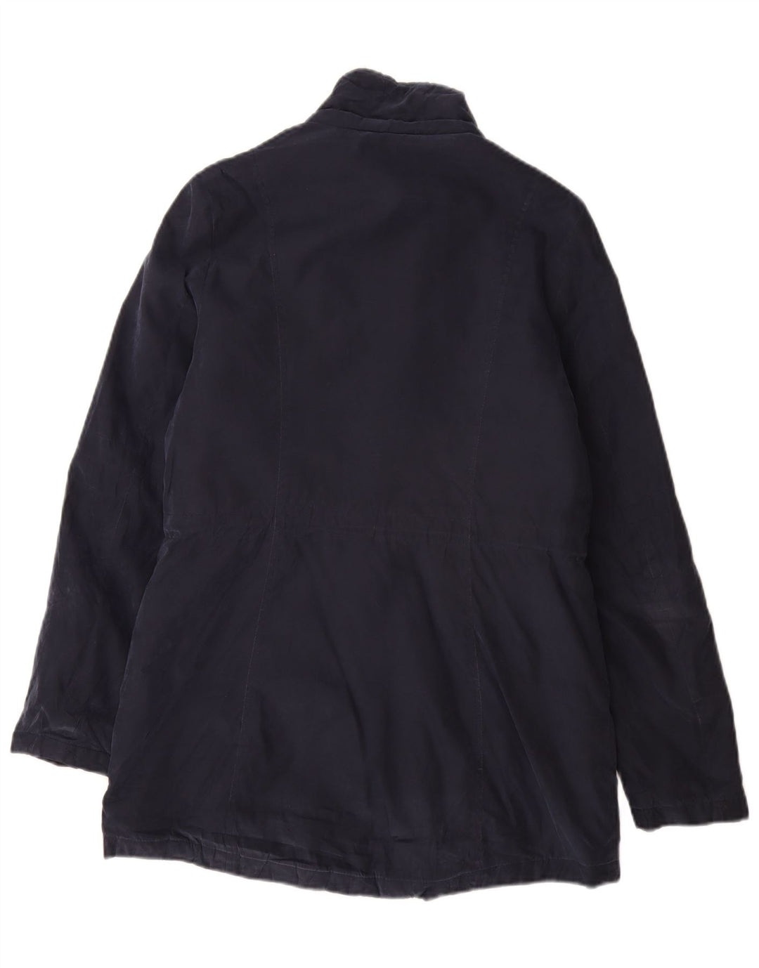 Nautica Womens Sherpa Jacket UK 10 Small Navy Blue Polyester