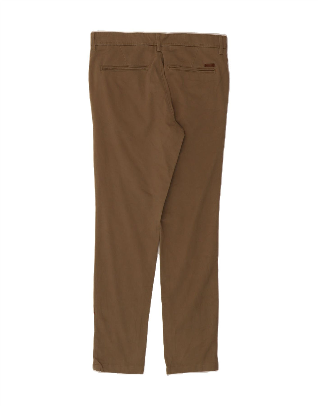JACK & JONES Mens Slim Chino Trousers W30 L32 Brown Vintage Jack & Jones and Second-Hand Jack & Jones from Messina Hembry 