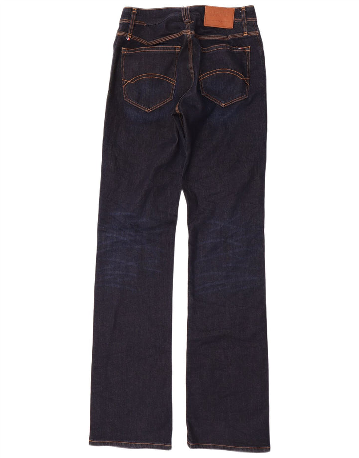 Tommy Hilfiger Damen Bootcut Jeans W30 L39 Marineblau Baumwolle