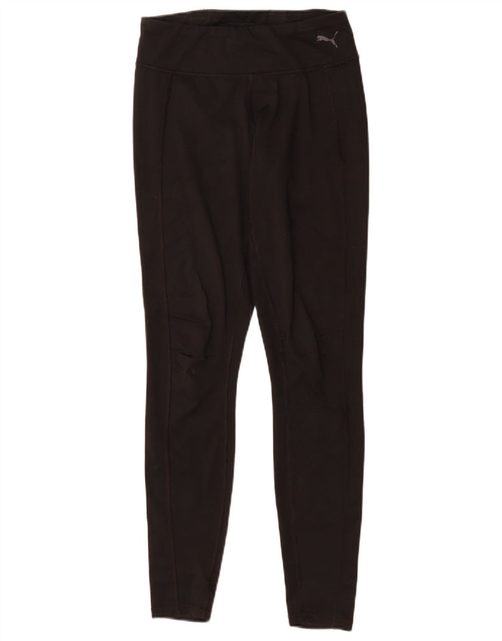 Leggings PUMA pentru femei UK 8 Small Black Nylon