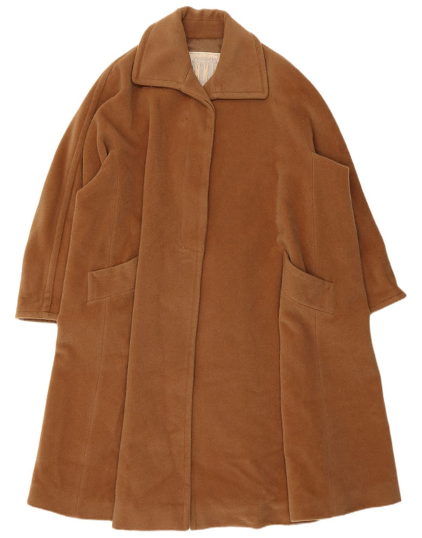 Ferre Dame Oversized Overfrakke UK 14 Medium Brun Uld