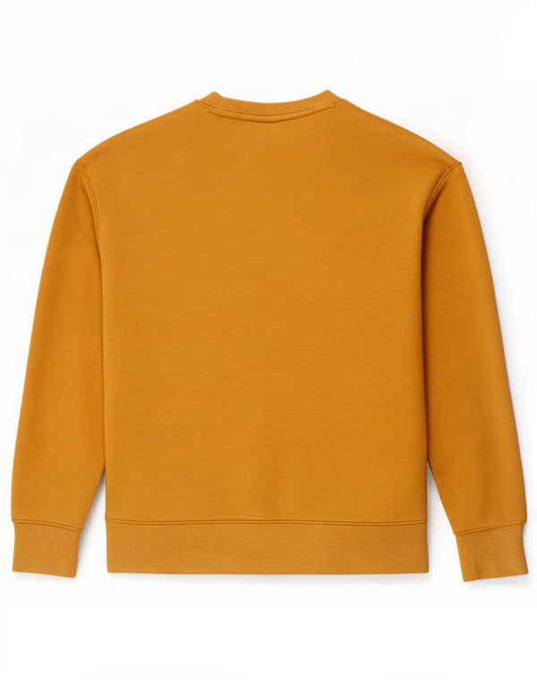 Nike Mens Sweatshirt Jumper Small Yellow Cotton