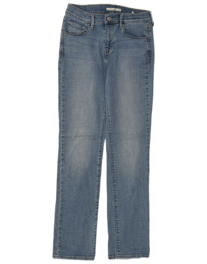Levi's Womens 505 Straight Jeans US 6 Medium W28 L32 Blue Cotton