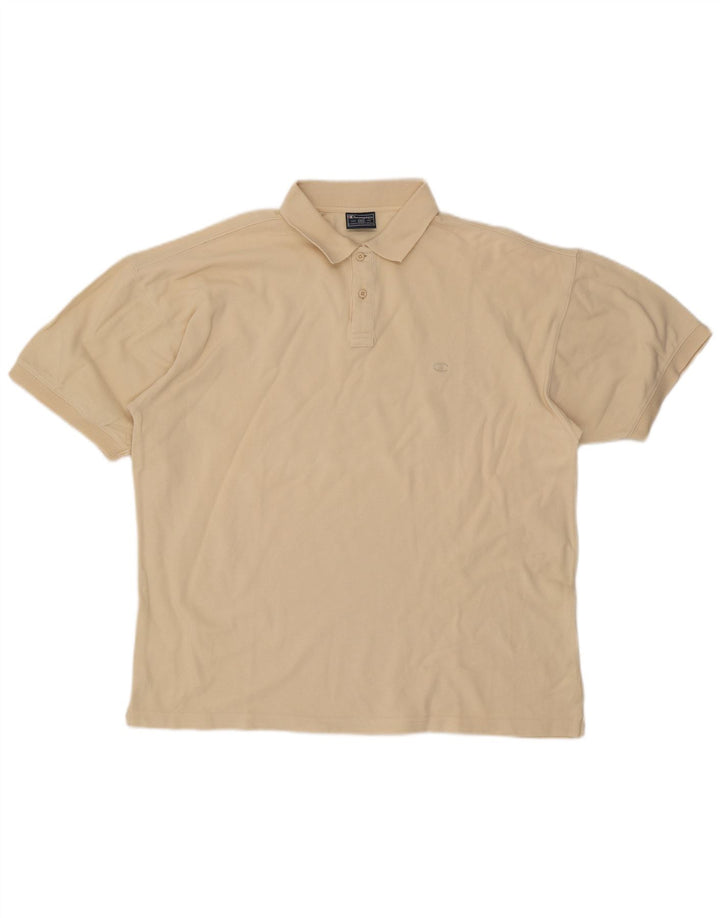 Champion herre poloskjorte 2XL beige bomuld