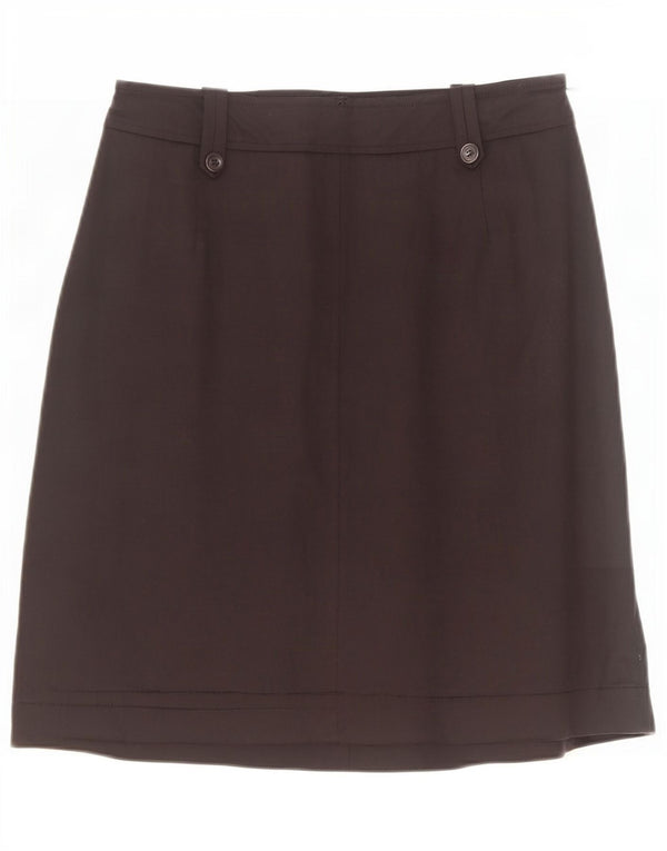 Marella Falda recta para mujer UK 10 Small W30 Algodón negro