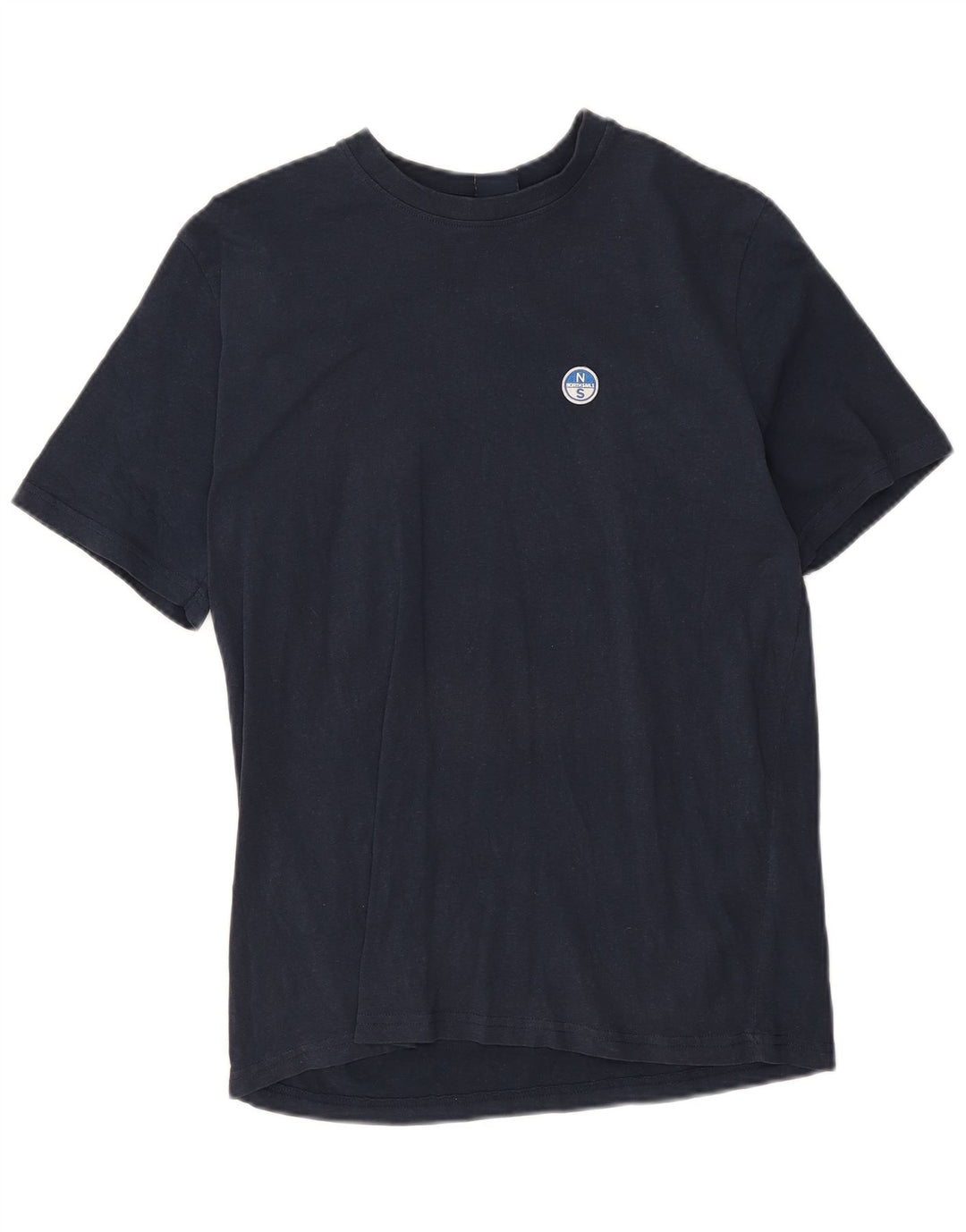 North Sails Mens T-Shirt Top Small Navy Blue Cotton