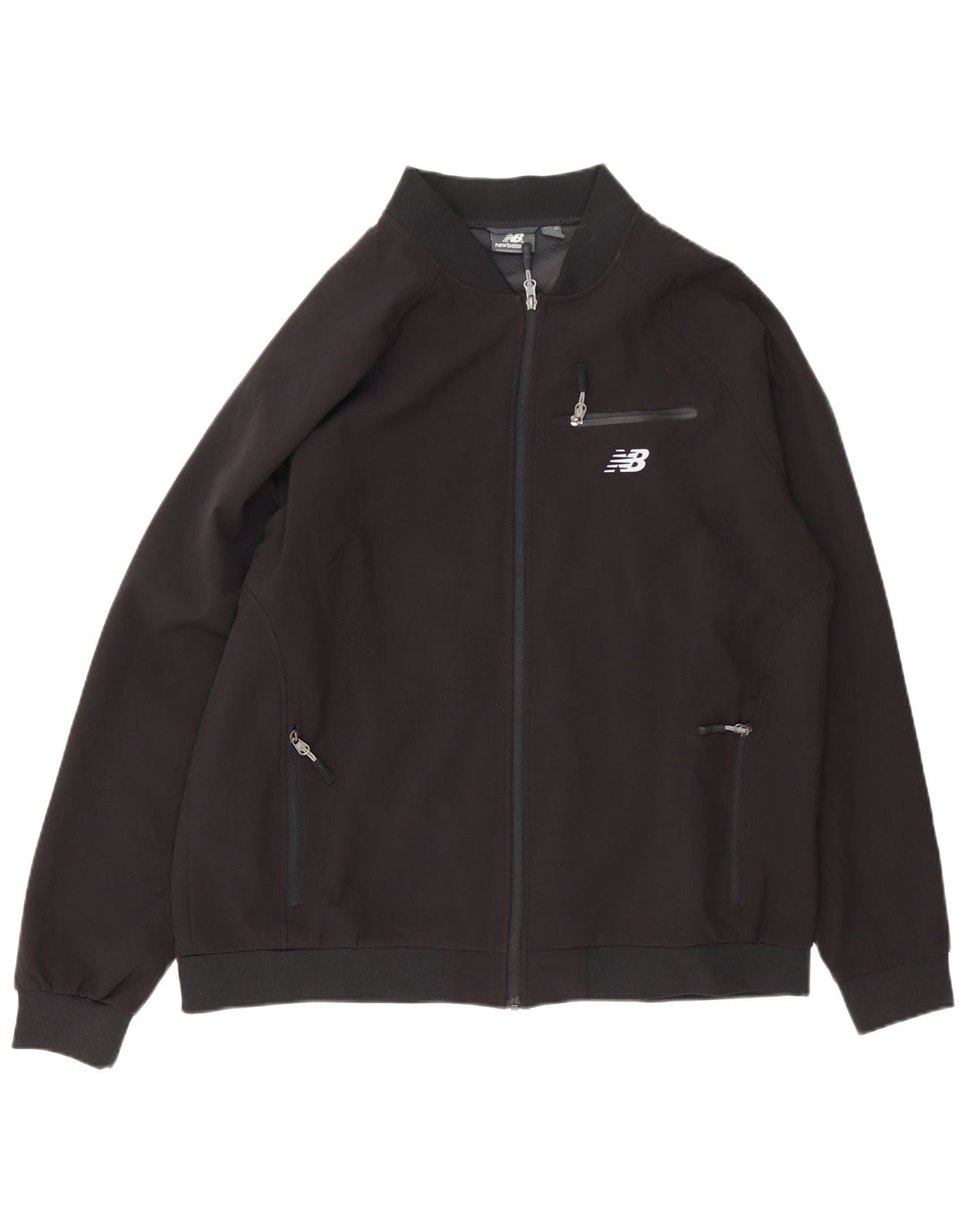 New Balance Hombre Chándal Top Chaqueta XL Poliéster Negro