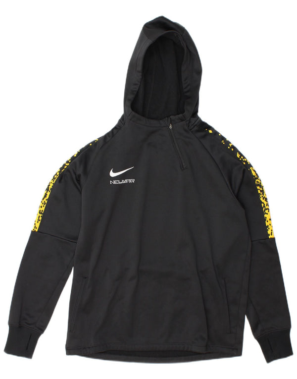 Jumper com capuz gráfico Nike Boys Dri Fit 13-14 anos XL cinza poliéster