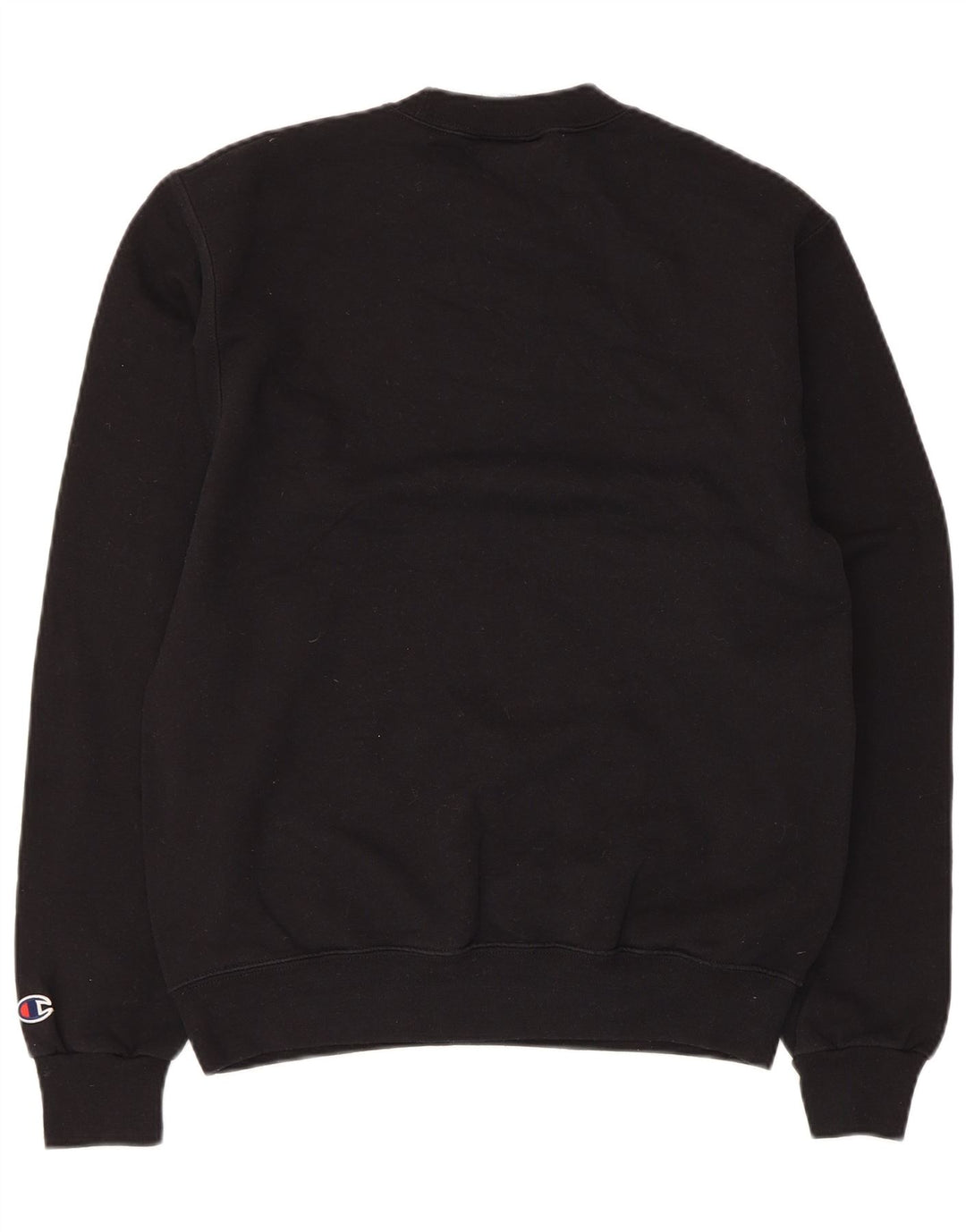 Champion Womens Regular Fit Sweatshirt Jumper UK 10 Small Black Cotton