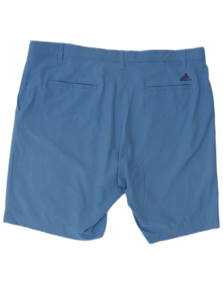 Adidas Mens Primegreen Chino Shorts W38 XL Blue Polyester