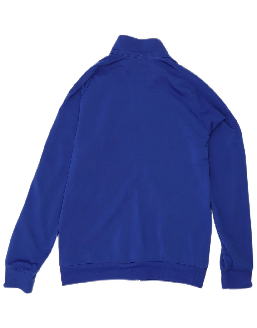 Adidas Boys Tracksuit Top Jacket 13-14 Years Blue Polyester