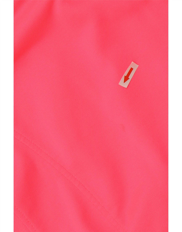 Damski sweter Zara Crop Oversize z kapturem i zamkiem błyskawicznym UK 14 Średni różowy poliester