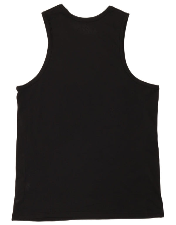 Γραφικό γιλέκο Nike Mens Dri Fit, μεσαίο μαύρο πολυεστέρας