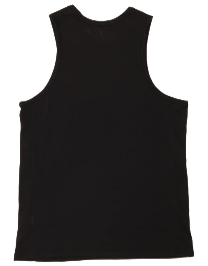 Γραφικό γιλέκο Nike Mens Dri Fit, μεσαίο μαύρο πολυεστέρας