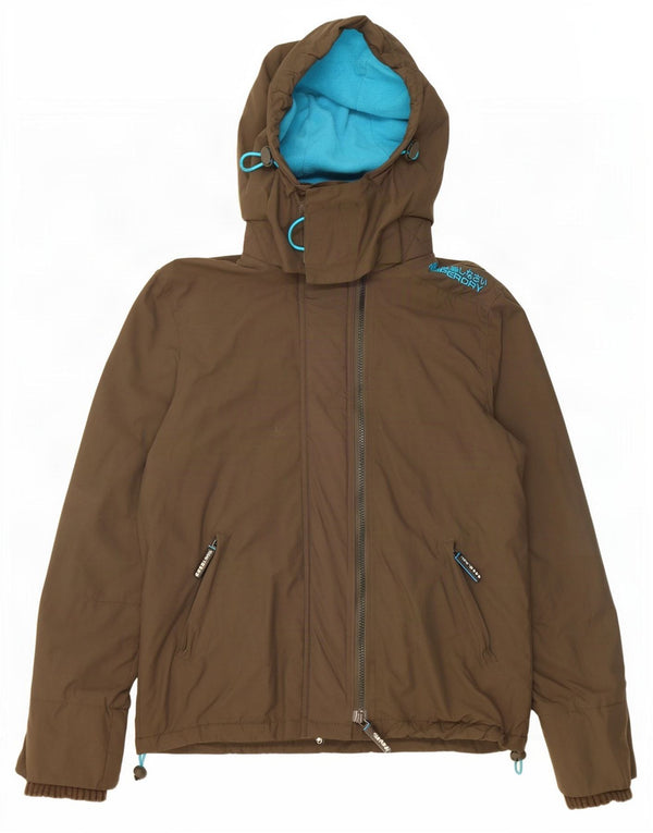 Superdry Damen Graphic Windjacke UK 14 Medium Khaki